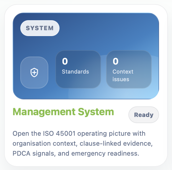 Reconex management system view