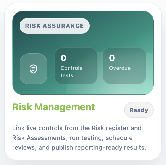 Risk management module